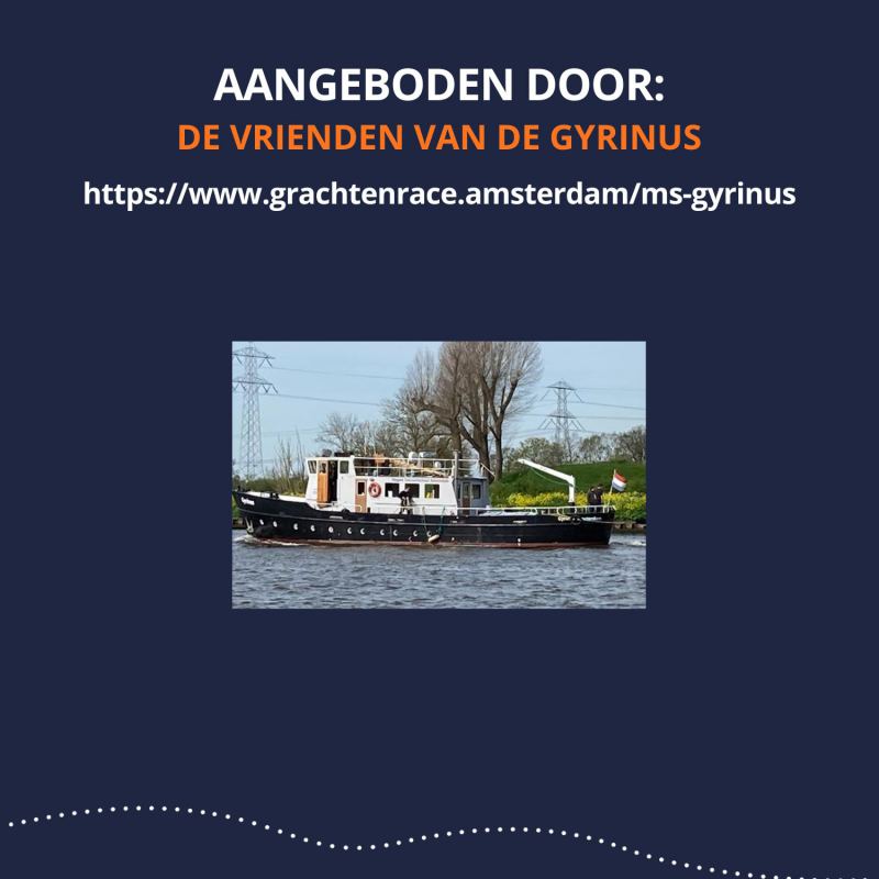 Een dag varen met max. 12 personen op de Gyrinus