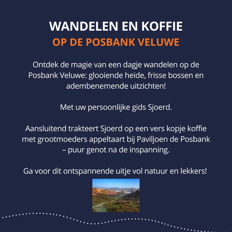 Wandelen en koffie op de Posbank