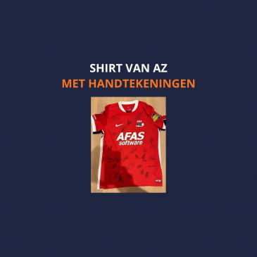 AZ SHIRT MET HANDTEKENINGEN VAN DE SPELERS VAN NU!
