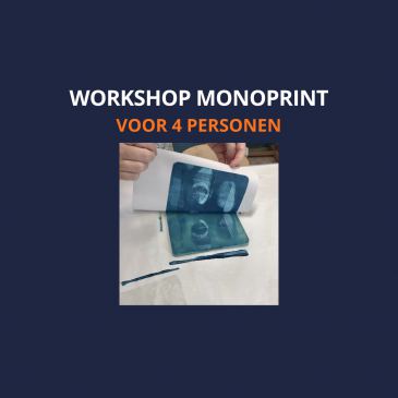 Creatieve workshop Monoprint voor 4 personen