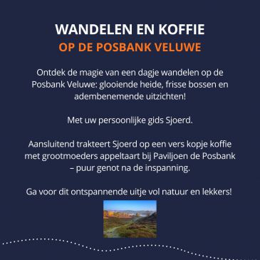 Wandelen en koffie op de Posbank