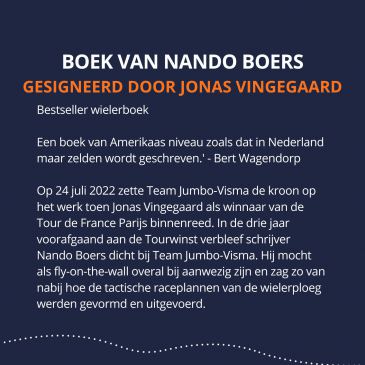 Boek Het Plan - gesigneerd door Jonas Vingegaard