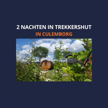 2 nachten overnachten in een trekkershut in Culemborg