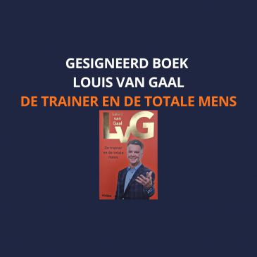 Gesigneerd boek van Louis van Gaal