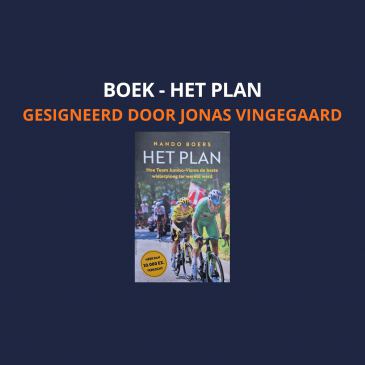 Boek Het Plan - gesigneerd door Jonas Vingegaard
